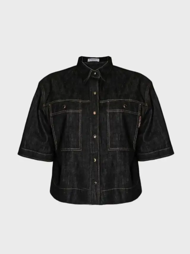 рубашка джинсовая 270407 - фото 1