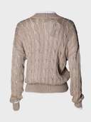 джемпер с V-образным вырезом