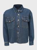 рубашка джинсовая - фото 1