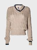 джемпер с V-образным вырезом 200215 - фото 1