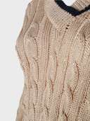 джемпер с V-образным вырезом 200215 - фото 4