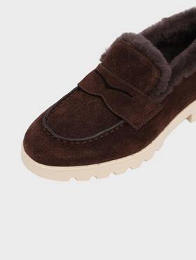 мокасины с мехом