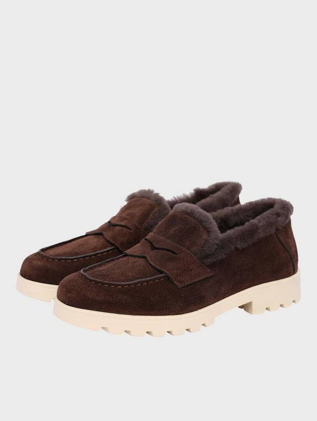 мокасины с мехом