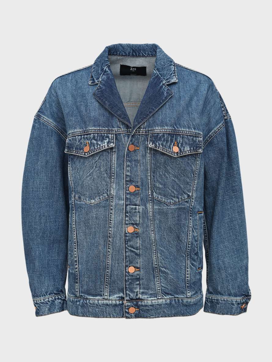 куртка джинсовая - фото 1