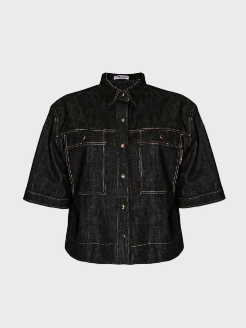 рубашка джинсовая 270407 - фото 1